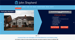 Desktop Screenshot of johnshepherdlettings.com